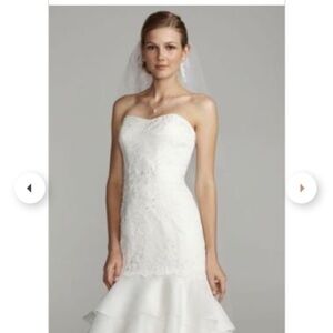 Melissa Sweet White Lace Wedding Gown